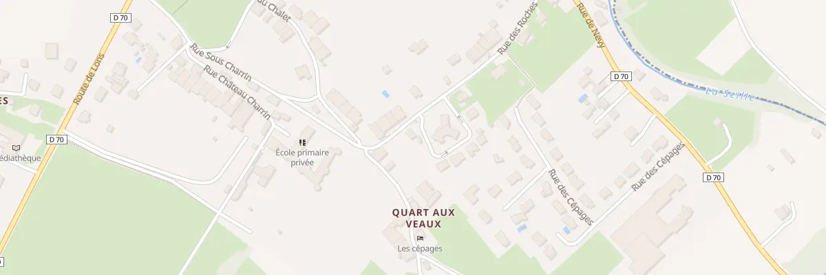 Plan du 7 Rue des Roches à Voiteur