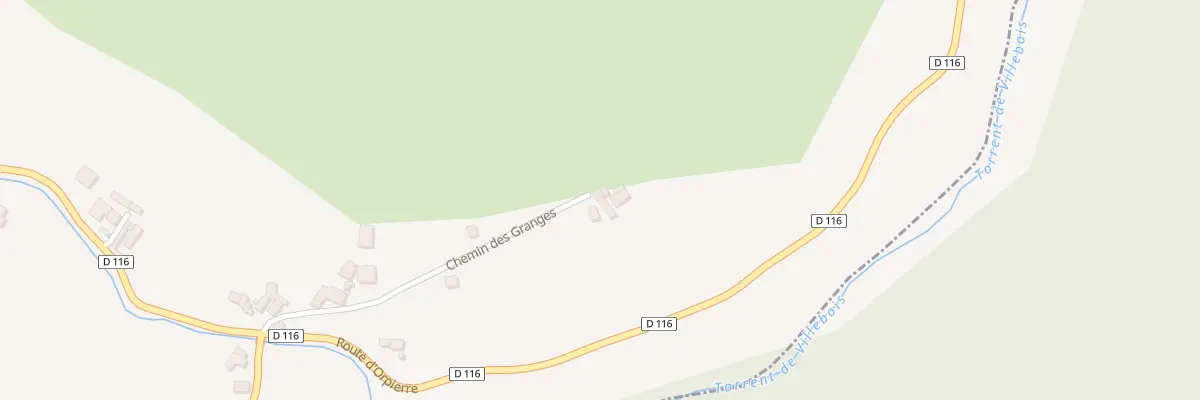 Plan du 5003 Les Granges à Villebois-les-Pins