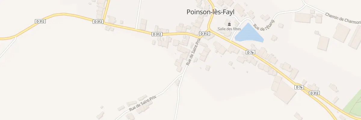 Plan du 6 Rue de Saint Prix à Poinson-lès-Fayl