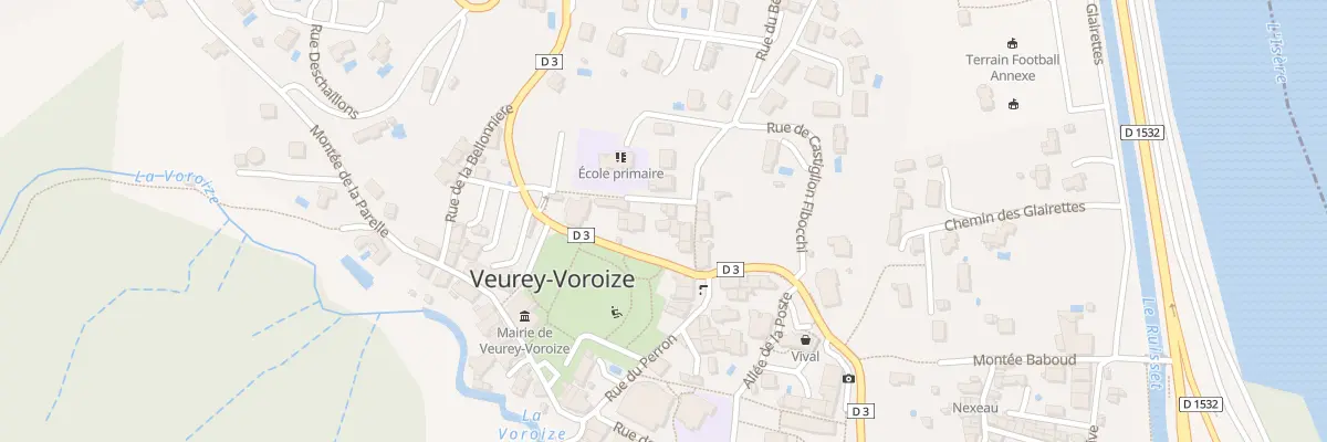 Plan du 8 Rue des Clos à Veurey-Voroize