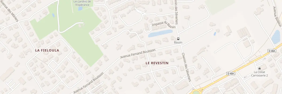 Plan du 575 Av Fernand Bouisson à La Ciotat