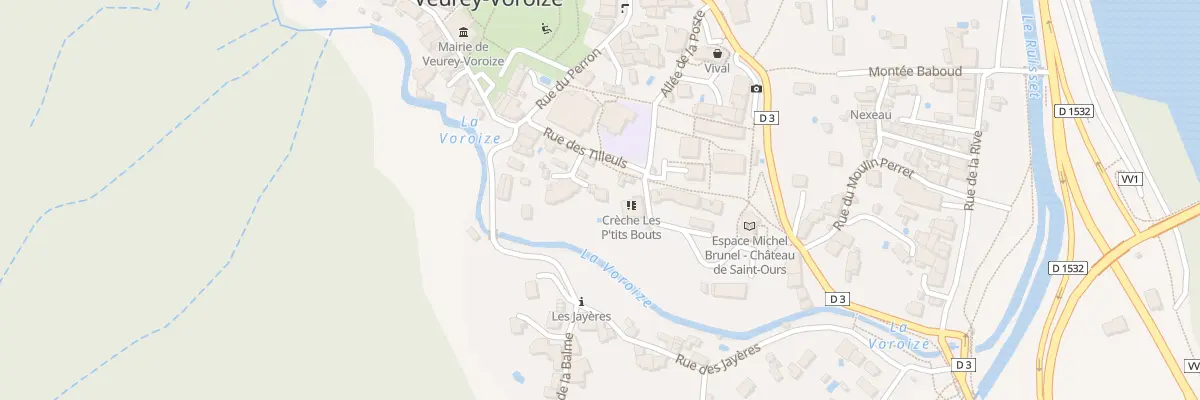 Plan du 8 Rue des Tilleuls à Veurey-Voroize