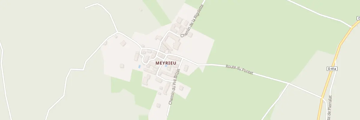 Plan du 5124 Meyrieu à Saint-Germain-les-Paroisses