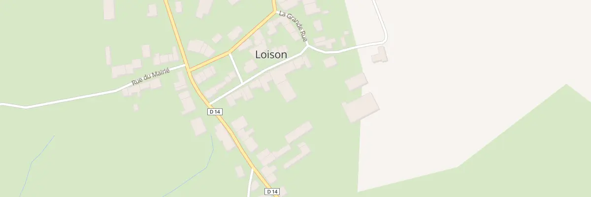 Plan du 8 Rue La Grande Rue à Loison