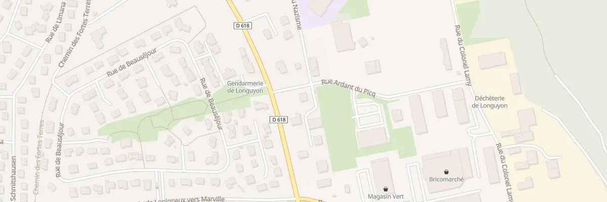 Plan du 1 Rue Cantova à Longuyon