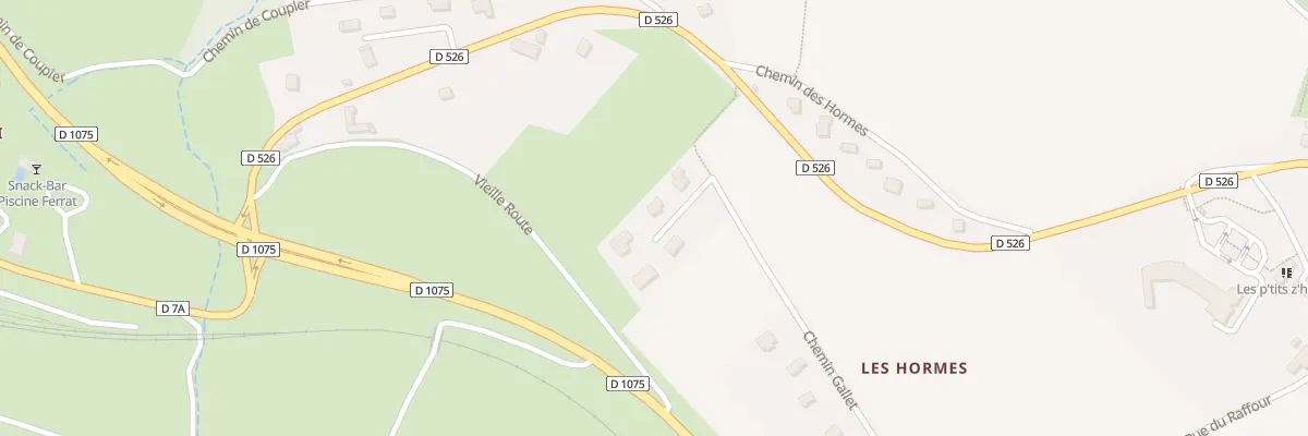 Plan du 5000 Les Hormes à Clelles