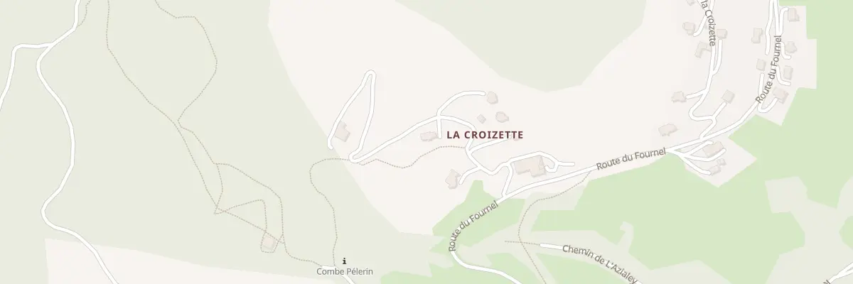 Plan du 175 Che de la Combe Pèlerin à Engins