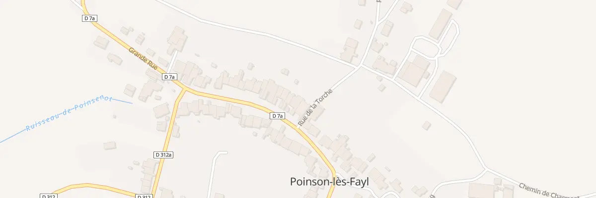 Plan du 12 Gr Grande Rue à Poinson-lès-Fayl