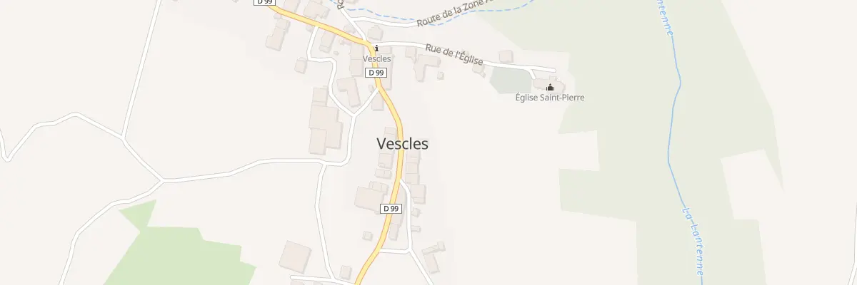 Plan du 11 Rue du Bas à Vescles