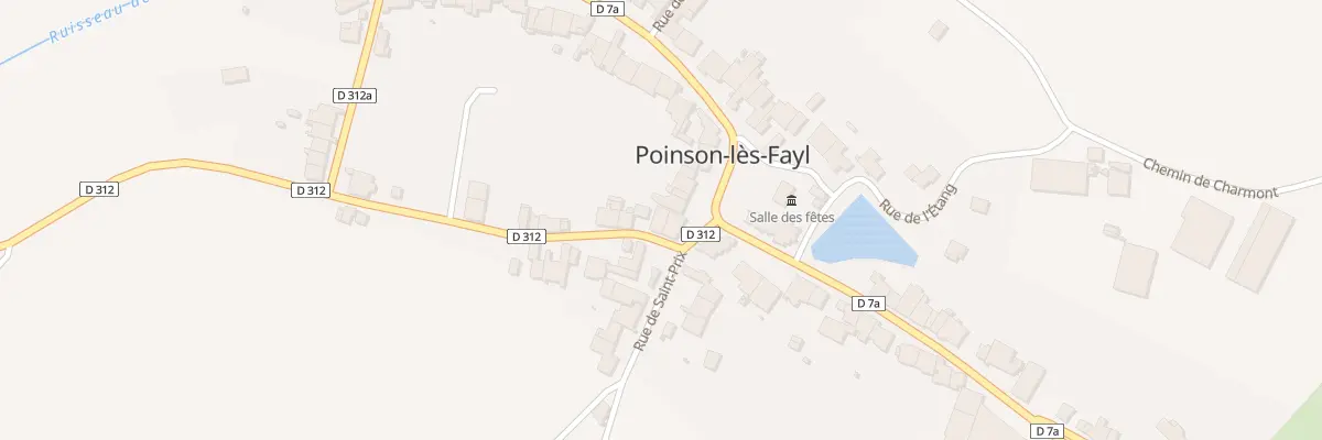 Plan du 4 Rue de Pau à Poinson-lès-Fayl