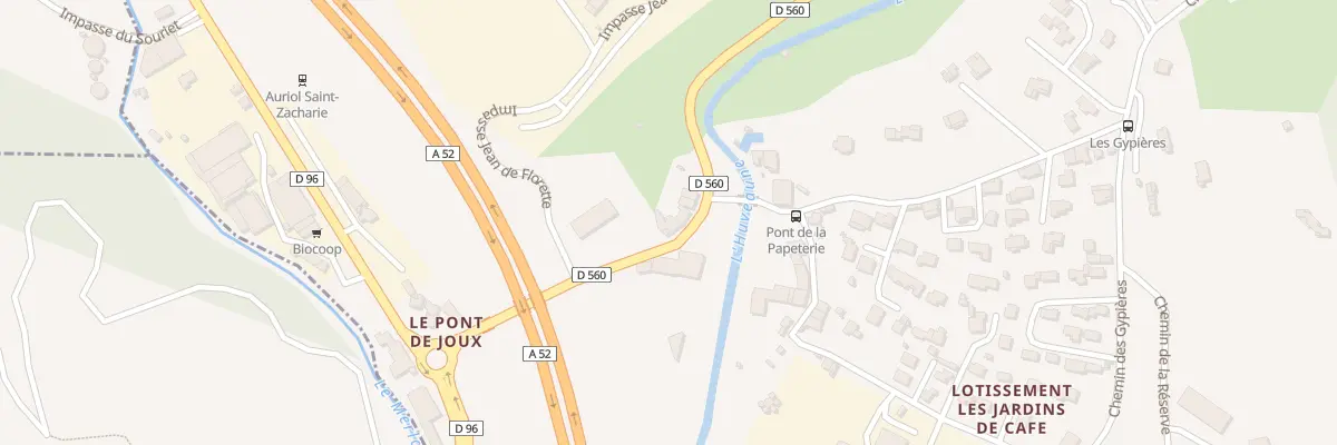 Plan du 1280 Rte de Pont de Joux à Auriol