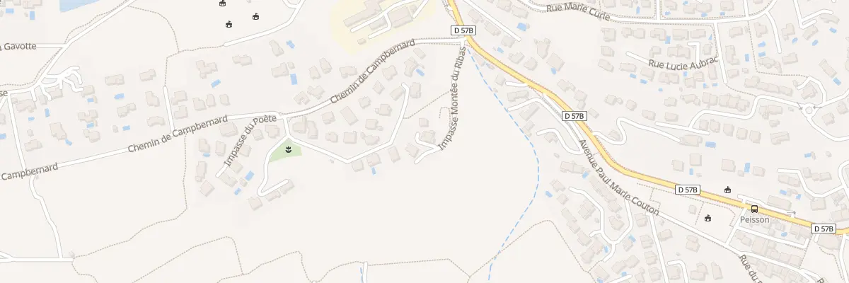 Plan du 4 Mte du Ribas à Rousset