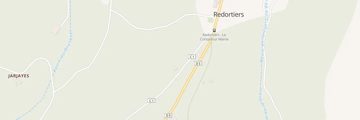 Plan du 5021 Le Contadour à Redortiers