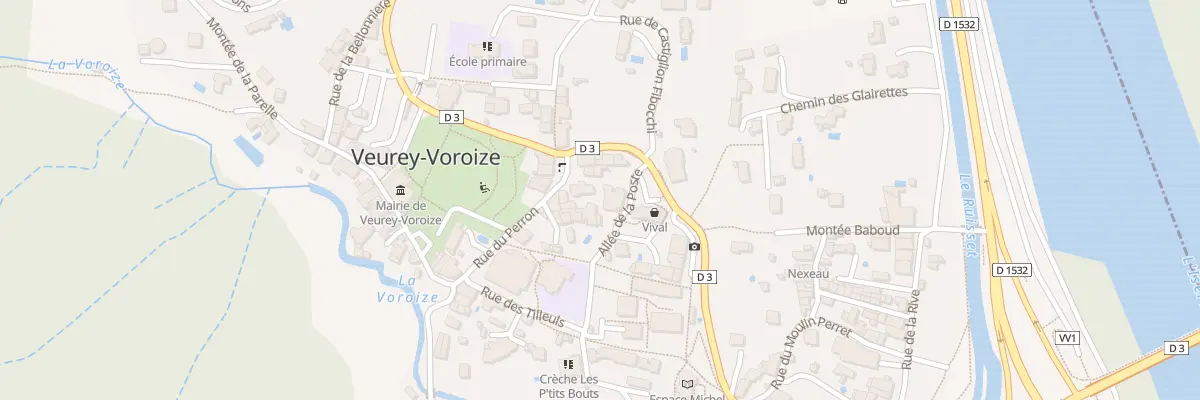 Plan du 9 Pl La Place à Veurey-Voroize