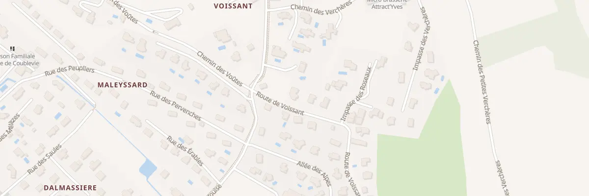 Plan du 226 Rte de Voissant à Coublevie