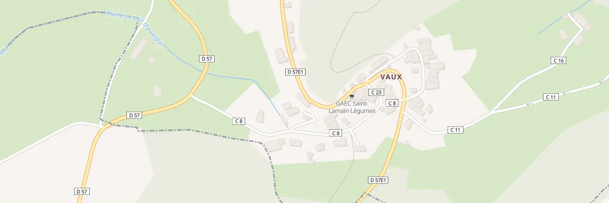 Plan du 596 Rue de la Mairie à Frontenay