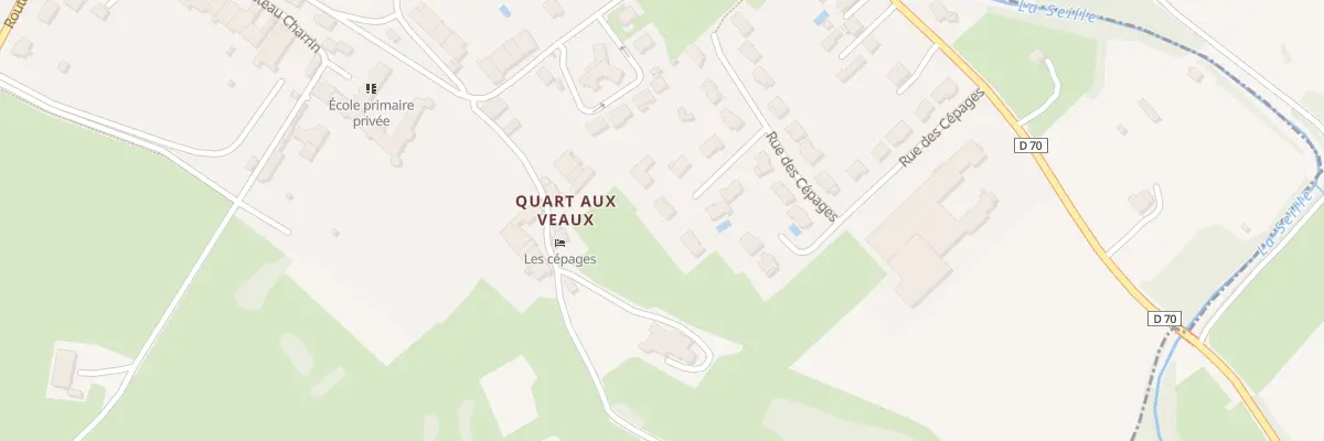 Plan du 7 Rue du Savagnin à Voiteur