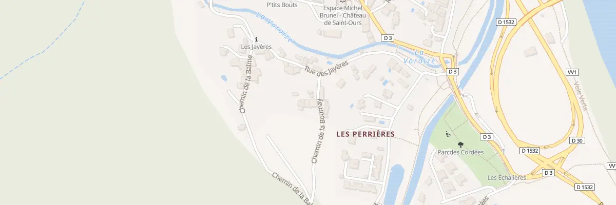 Plan du 2 Che de la Bournay à Veurey-Voroize