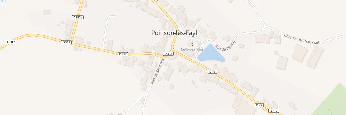 Plan du 1 Rue de Saint Prix à Poinson-lès-Fayl