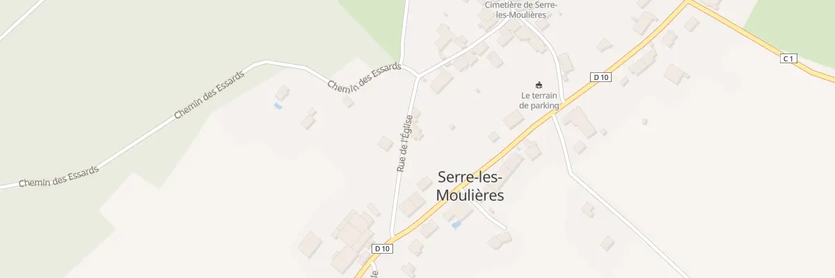 Plan du 19 Rue de l’Église à Serre-les-Moulières