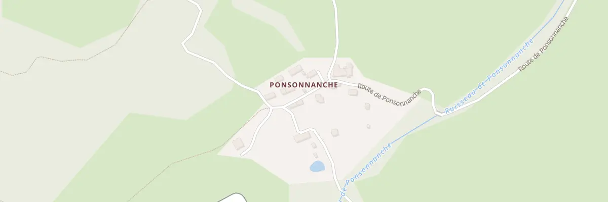 Plan du 5017 Ponsonnanche à Saint-Paul-lès-Monestier
