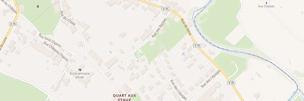 Plan du 3 Rue des Roches à Voiteur