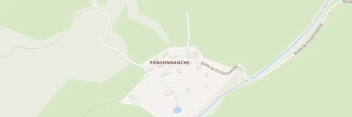 Plan du 5130 Ponsonnanche à Saint-Paul-lès-Monestier