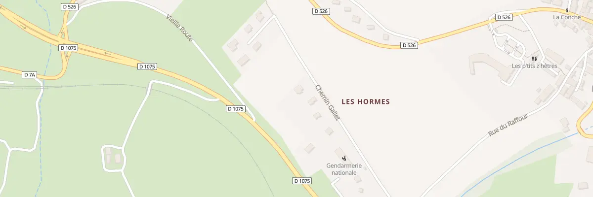 Plan du 285 Che Gallet à Clelles
