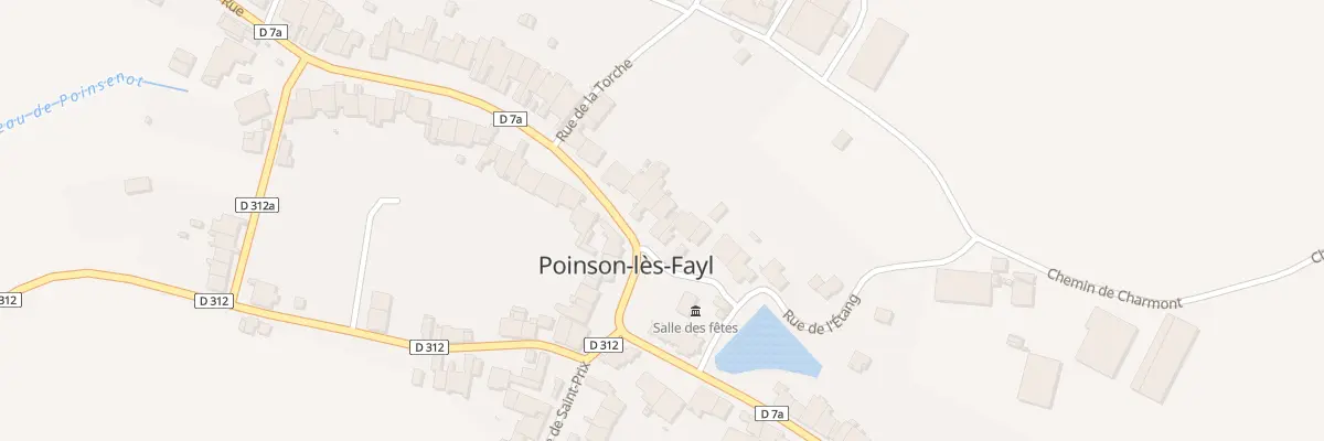 Plan du 10 Pl de la Mairie à Poinson-lès-Fayl