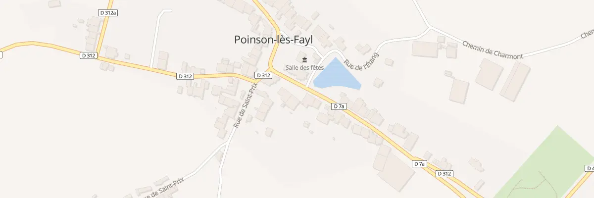 Plan du 4 Rue du Midi à Poinson-lès-Fayl