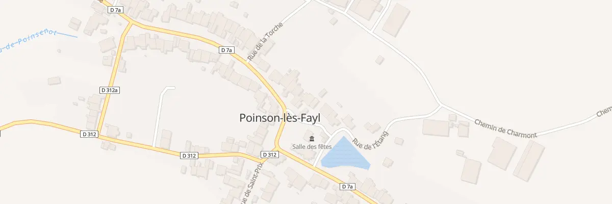Plan du 8 Pl de la Mairie à Poinson-lès-Fayl