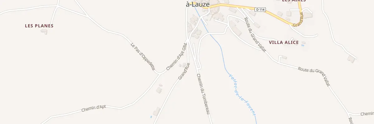 Plan du 7010 La Ferraye à Sainte-Croix-à-Lauze