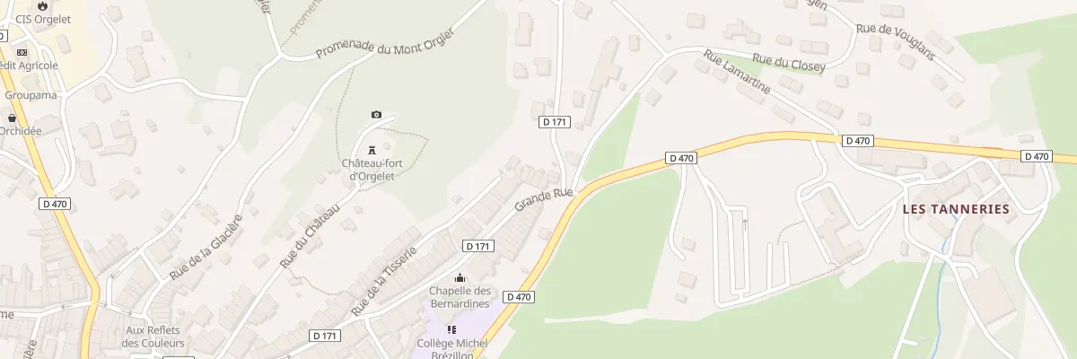 Plan du 51 Grande Rue à Orgelet