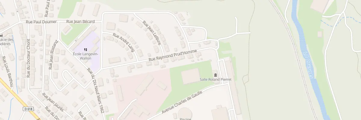 Plan du 7 Rue Raymond Prud’Homme à Longuyon