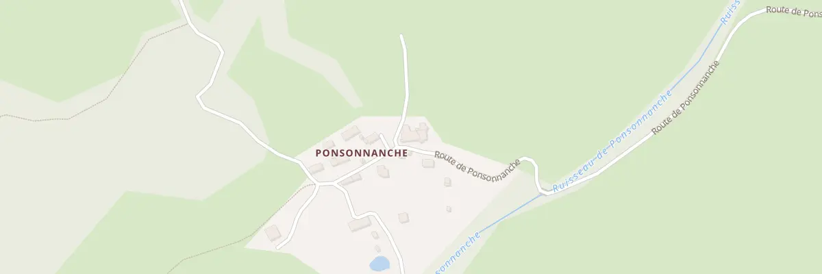 Plan du 1076 Rte de Ponsonnanche à Saint-Paul-lès-Monestier