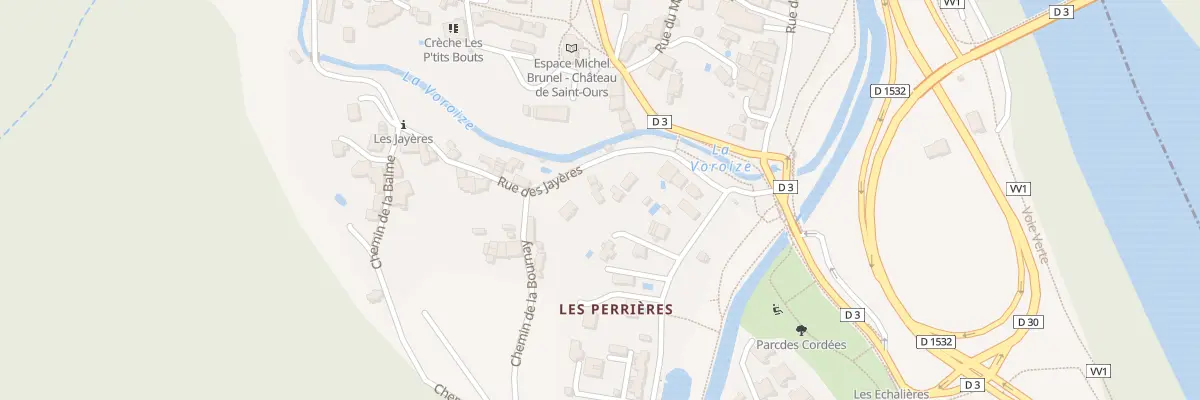 Plan du 3 Rue des Jayères à Veurey-Voroize