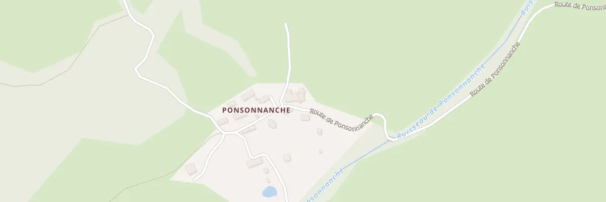 Plan du 1064 Rte de Ponsonnanche à Saint-Paul-lès-Monestier