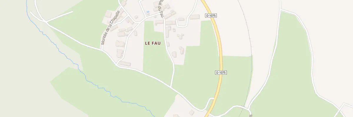Plan du 297 Rue du Fau à Roissard