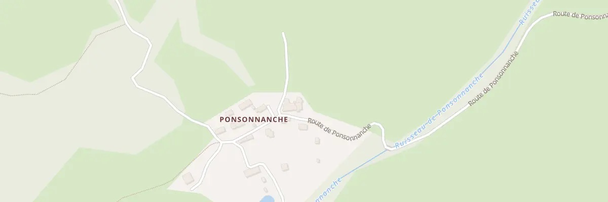 Plan du 5101 Ponsonnanche à Saint-Paul-lès-Monestier