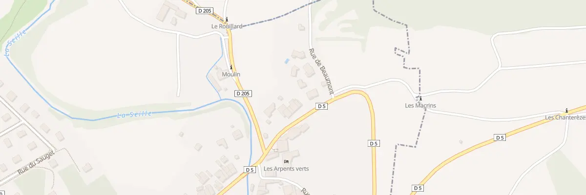 Plan du 9 Rte de Château-Chalon à Voiteur