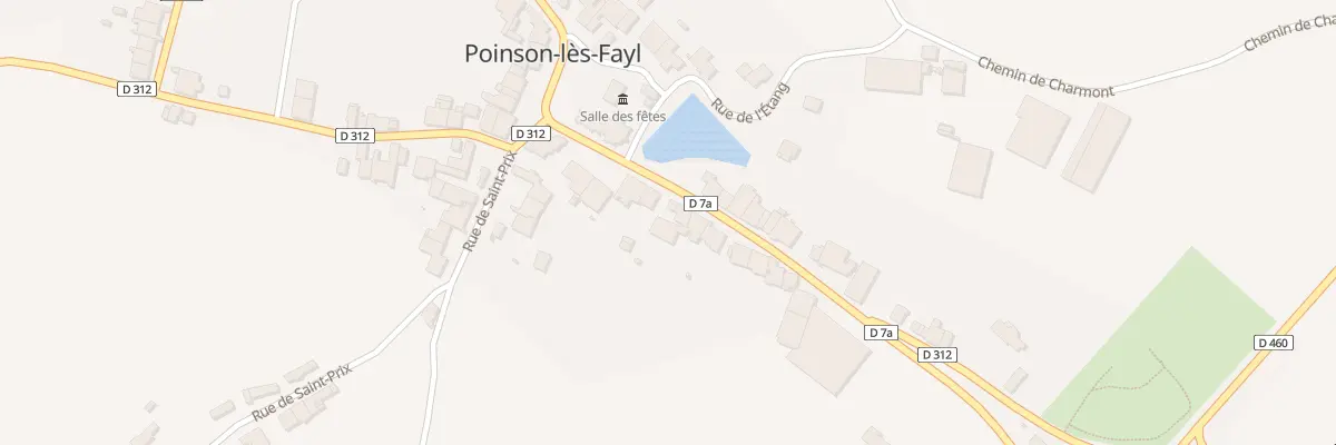 Plan du 10 Rue du Midi à Poinson-lès-Fayl