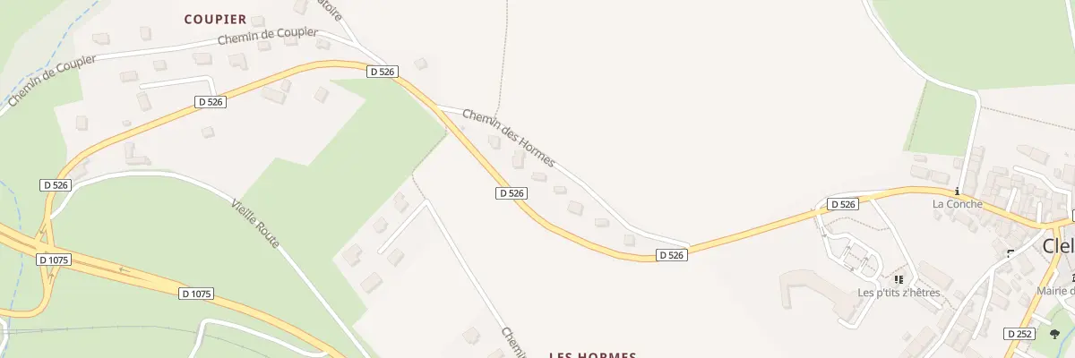 Plan du 165 Chem des Hormes à Clelles