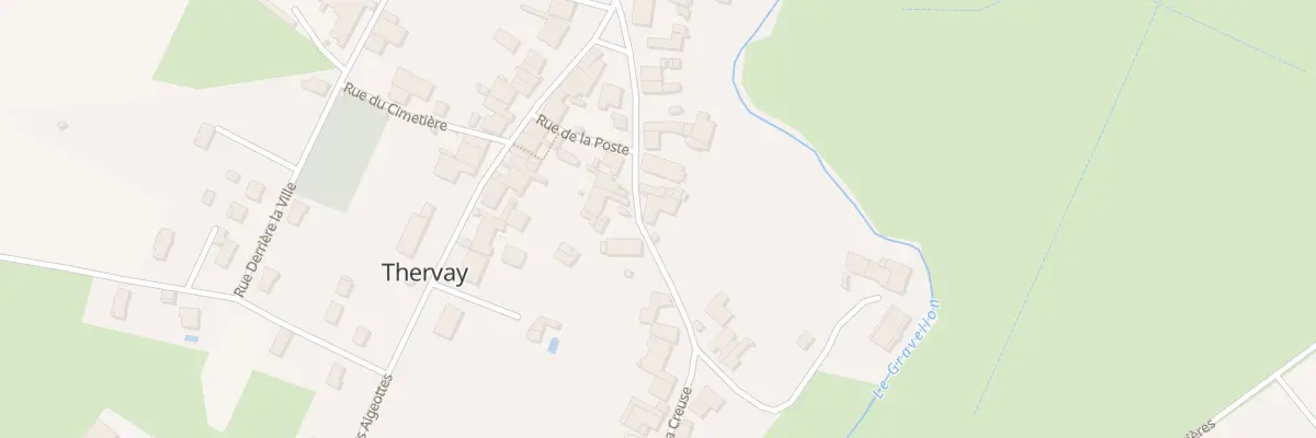 Plan du 15 Rue de la Creuse à Thervay