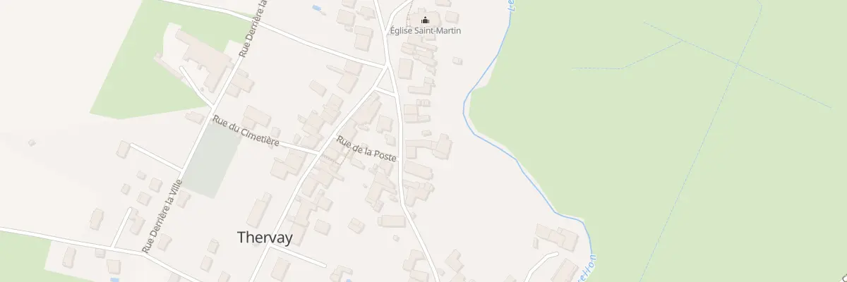 Plan du 7 Rue de la Creuse à Thervay