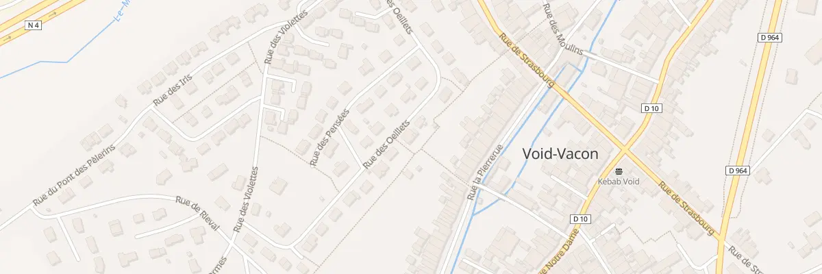 Plan du 24 Rue des Oeillets à Void-Vacon