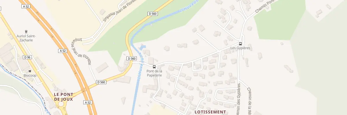 Plan du 578 Che Pont de Saint Claude à Auriol