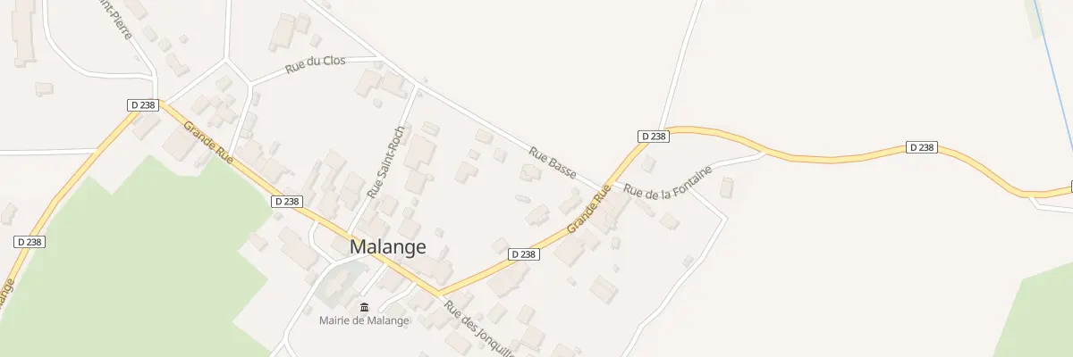 Plan du 7 Rue Basse à Malange