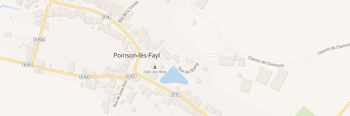 Plan du 5 Rue de l’Etang à Poinson-lès-Fayl