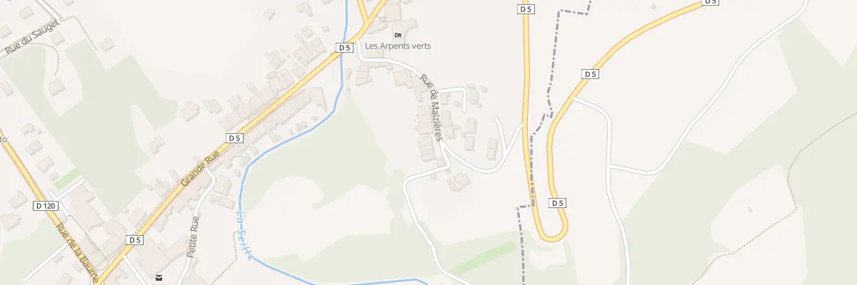 Plan du 22 Rue de Maizieres à Voiteur