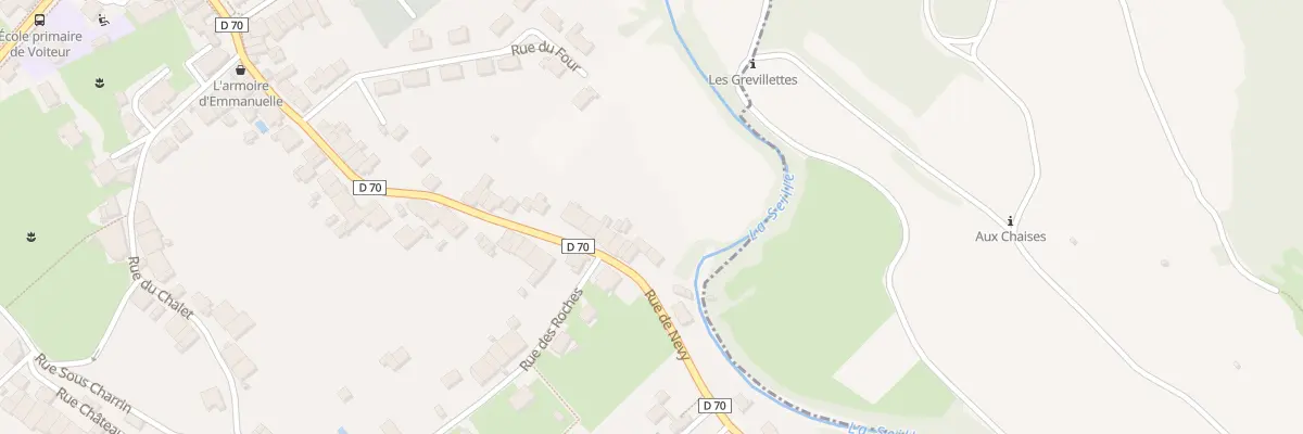 Plan du 59 Rte de Nevy à Voiteur